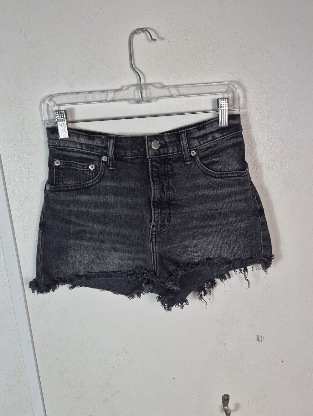 Lucky Brand Lucky Pins Short Denim Black Cut Off 4/27